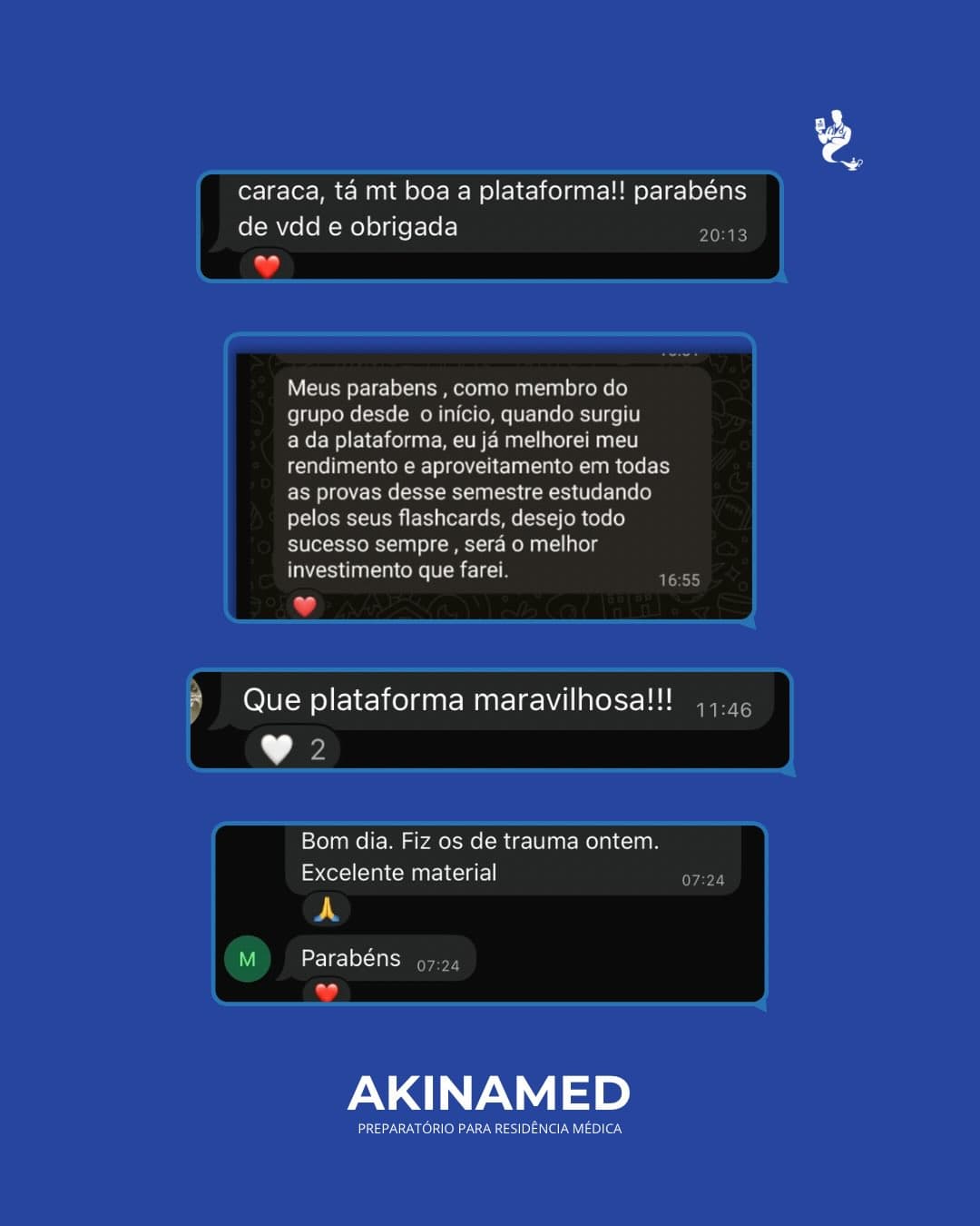 Depoimento real de aluno AKINAMED (1/3)